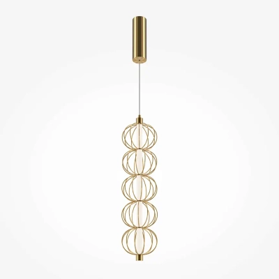 Подвесной светильник Золотая клетка / Golden Cage 3000К 17Вт, MOD216PL-L10G3K. TM Maytoni