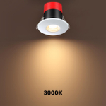 358639 SPOT NT21 520 белый Светильник встраиваемый светодиодный диммируемый, смена цв. температуры IP65 LED 3000К\4000К\5000К 8W 220V REGEN