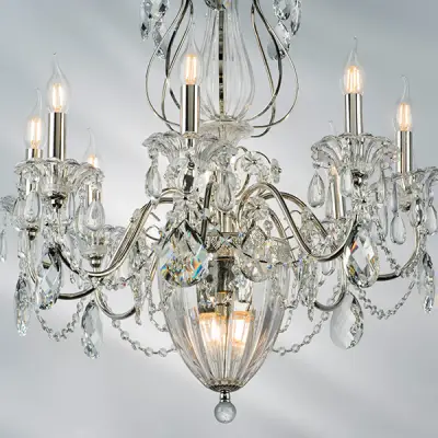 790114 Люстра SCHON 11х60W E14 Silver Lightstar