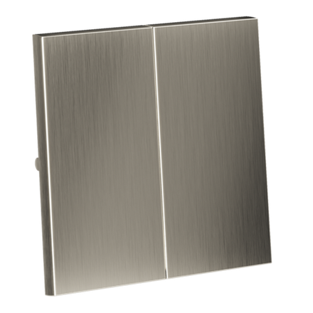 VLSM000311 Клавиши для выключателя/переключателя двухклавишного, S70 Metal (никель). (ТМ Maytoni)