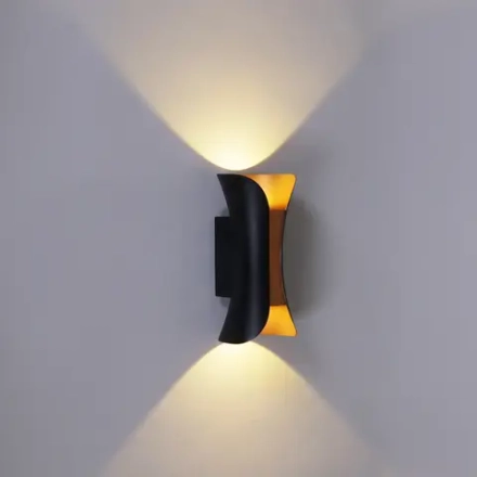 86852-9.2-002KT LED2*5W BK+GD светильник настенный Reluce, LEDх2