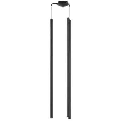 L5T747437 Люстра TUBO LED 25W 1500LM 25G ЧЕРНЫЙ 3000K (574727+747437 (5шт)