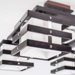 Citilux Киото CL133141 Люстра деревянная Венге Хром