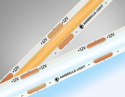 Светодиодная лента GS2603 COB 320Led/ 10W m/ 12V IP20 6500K/ 5000*8*1.54mm/ кратность резки 50mm (2 конт.)