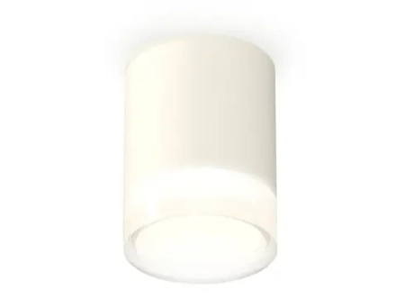 Комплект накладного светильника XS6301064 SWH/FR/CL белый песок/белый матовый/прозрачный MR16 GU5.3 (C6301, N6241)