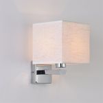 8360/1W CLASSI хром/бежевый металл/текстиль Бра E27 60W 240V NORMAN