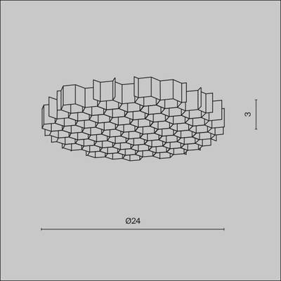 Светофильтр HoneyComb ⌀24мм, HoneyComb-D24. TM Maytoni