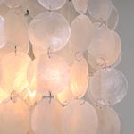 Подвесной светильник с перламутром 60185/1 хром/перлаиутр