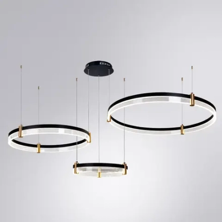 Подвесная люстра Arte Lamp MERCURY A2185SP-3BK, 1хLED