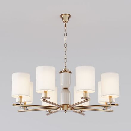 Умная подвесная люстра 60146/8 латунь