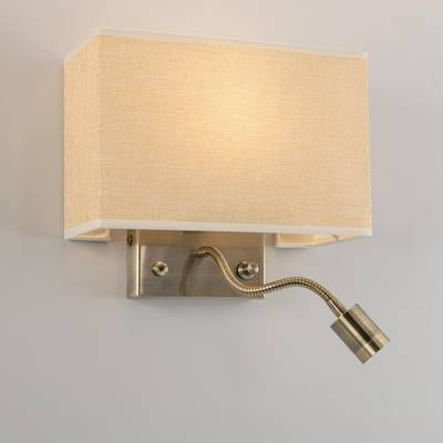Citilux Декарт CL704303 Бра с бежевым абажуром и диммером