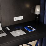 VLS020201 Выключатель встраиваемый VOLTUM S70 двухклавишный с подсветкой 10А, (белый глянцевый) (ТМ Maytoni)