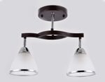 Подвесная люстра TR3111/2 DCF/CH темный кофе/хром E27 max 40W 400*150*315