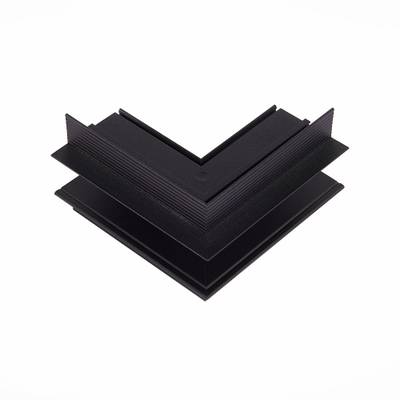 ST007.459.12 Внешний угол-соединитель для встраиваемого магнитного шинопровода под ГКЛ 12мм ST-Luce Черный