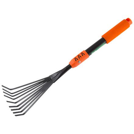 Грабельки веерные малые PARK HG3550-L (9-зуб., поролоновая ручка)