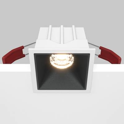 Встраиваемый светильник Alfa LED 3000K 1x10Вт 36° Dim Triac DL043-01-10W3K-D-SQ-WB. TM Maytoni