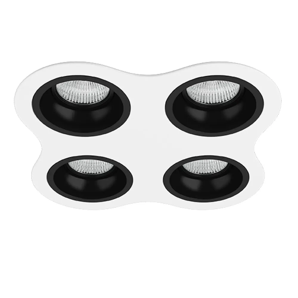 D64607070707 Светильник DOMINO ROUND МR16 (214646+214607+214607+214607+214607)