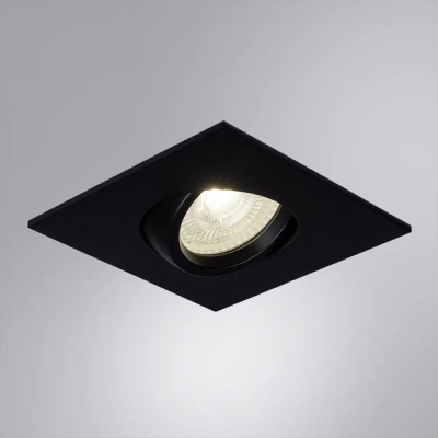 Точечный встраиваемый светильник Arte Lamp GIRO A2866PL-1BK, 1хGU10