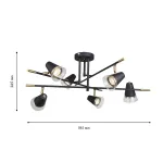 Потолочная люстра Trandy 4618-6C, 6*GU10*35W. ТМ F-Promo