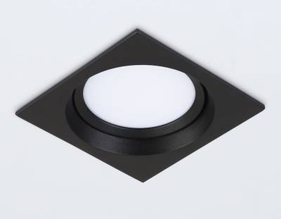 Светильник встраиваемый TN52233 BK черный IP20 GX53 110*110*44
