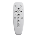 3041/DL COLOR SN 018 Светильник пластик/белый/хром LED 48Вт 3000-6500К D400 IP43 пульт ДУ/RGB/LampSmart BUTTON