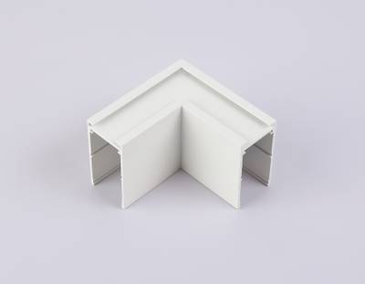 Коннектор угловой для накладного шинопровода Magnetic 220V GL1031 WH белый 80*80*52 (соединители в комплекте)