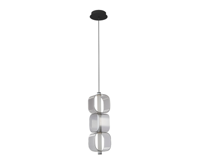 Подвес Лания черный d12 h200 Led 9W (3000K)