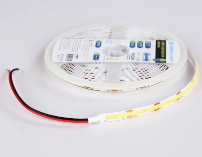Светодиодная лента GS4653 COB 320Led/ 10W m/ 24V IP20 6500K 5m кратность резки 50mm (2 конт.)