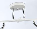 Светильник подвесной TR303062/2 WH/CH/FR белый/хром/белый матовый E27/2 max 40W 560*145*260