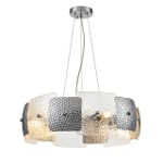 6588/6 MODERNI LN25 146 хром/тонированное стекло, металл/стекло Люстра подвесная E14 6*40W 220V LIBERTI