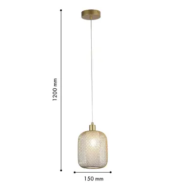 Подвес Tokri 4603-1P, 1*E14*60W. ТМ F-Promo