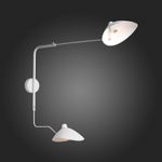 SL305.501.02 Светильник настенный ST-Luce Белый/Белый E27 2*60W