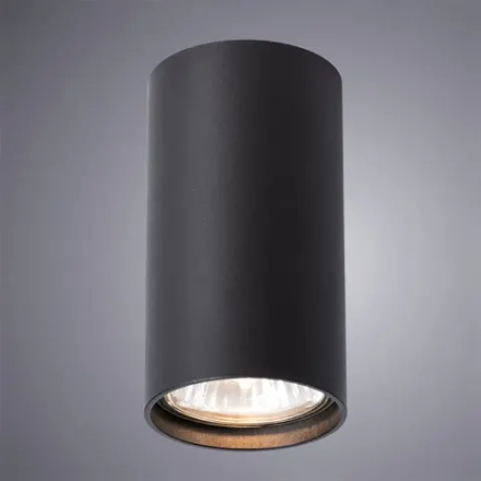 Точечный накладной светильник Arte Lamp UNIX A1516PL-1BK, 1хGU10