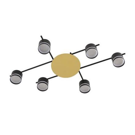 8304/6C COMFI золотой/черный, металл/акрил Светильник потолочный GX53 LED 6*7W 220V BENUA