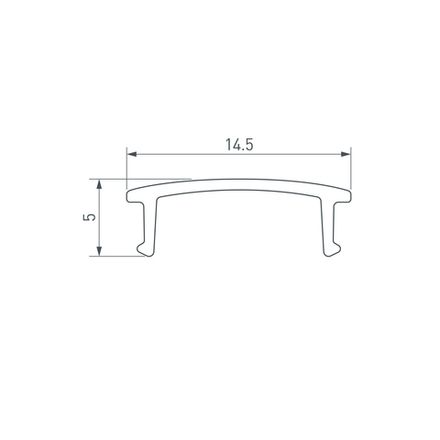 Экран WARDROBE-1930-2000 OPAL (Arlight, Пластик)