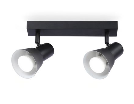Светильник накладной TA13117/2 BK/WH черный/белый GU10/2 max 12W 350*85*150