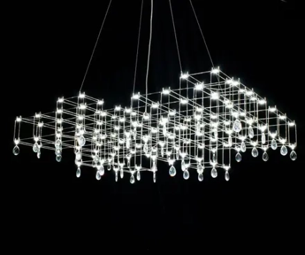 07887-A,02(21) Люстра димм. Галанта хром w120*75 h450 Led Osram 136*0,5W (3000-6000K) с пультом ДУ