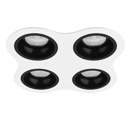 D64607070707 Светильник DOMINO ROUND МR16 (214646+214607+214607+214607+214607)