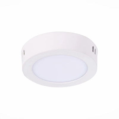 ST112.542.06 Светильник настенно-потолочный Белый LED 1*6W 4000K 370Lm Ra80 120° IP20 D110xH28 90-265V
