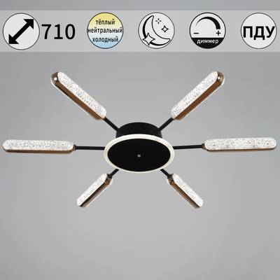 08290-0.3-06 BK+GD светильник потолочный