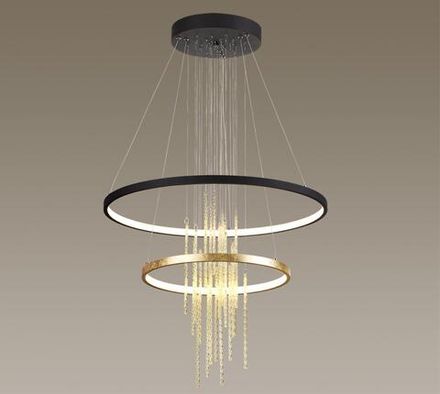 3901/63L L-VISION ODL20 377 золотистый/стекло/металл Подвесной светильник LED 4000K 63W 220V MONICA
