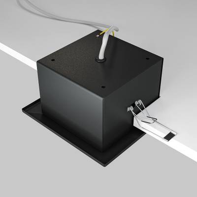 Встраиваемый светильник Metal Modern GU10 1x10Вт, DL008-2-01-B. TM Maytoni