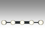 8240/5 COMFI LN26 240 черный, металл/акрил Светильник подвесной LED GX53 5*7W 220V LANIKA