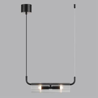 6561/2 SUSPENTIONI LN25 241 черный/прозрачный/металл/стекло Подвес G9 2*20W 220V TORONTO