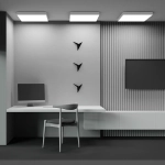 Потолочный светильник Зон / Zon 90 Вт 4000 К 120°, C032CL-90W4K-SQ-W. TM Maytoni