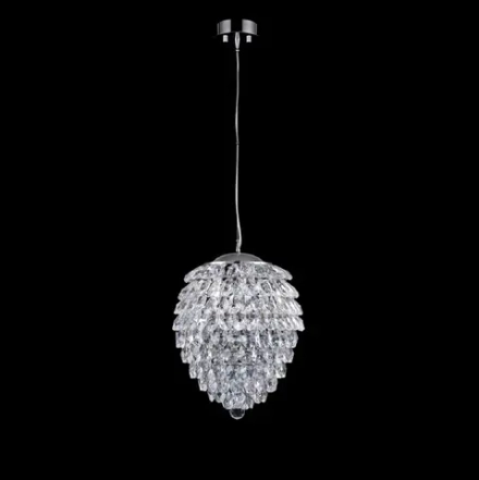 Светильник подвесной Crystal Lux CHARME SP4 CHROME/TRANSPARENT 1373/204