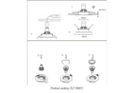 Светильник встраиваемый Crystal Lux CLT 064C1 BL 1400/082