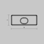 Комплект заглушек (для профиля 15×06) 10 шт., ALM-001-B-EC 642019. TM Maytoni