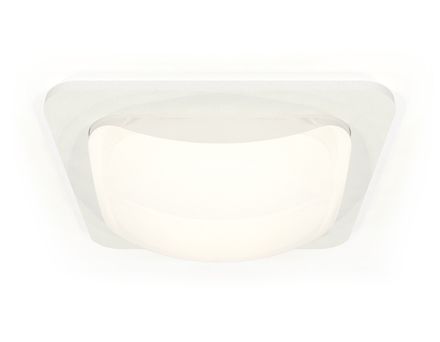 Комплект встраиваемого светильника с акрилом XC7901014 SWH/FR белый песок/белый матовый MR16 GU5.3 (C7901, N7756)