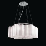 SL117.503.06 Люстра подвесная ST-Luce Серебристый/Белый с полосками E27 6*60W